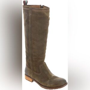 Sofft Bluma Knee High Boot Distressed Suede Sz 6M